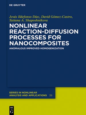 cover image of Nonlinear Reaction-Diffusion Processes for Nanocomposites